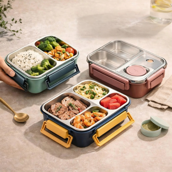 Food Storage Container Insulated Lunch Box Stainless Steel