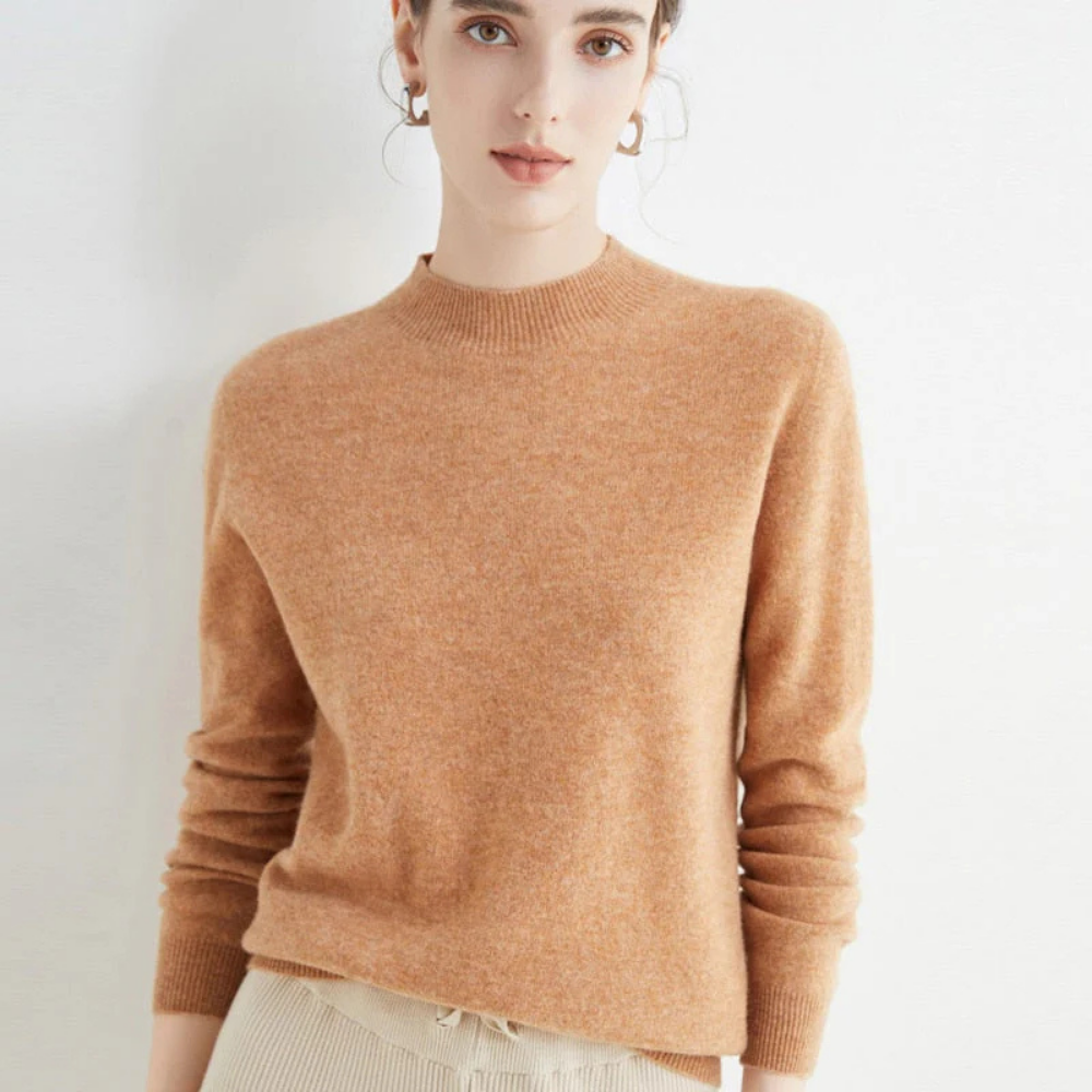 Maglione in cashmere e seta Maglione leggero a maglia Maglione in cashmere