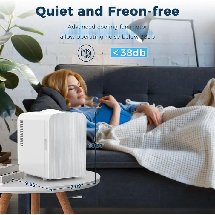 Mini frigorifero congelatore piccolo frigorifero compatto portatile per dormitorio