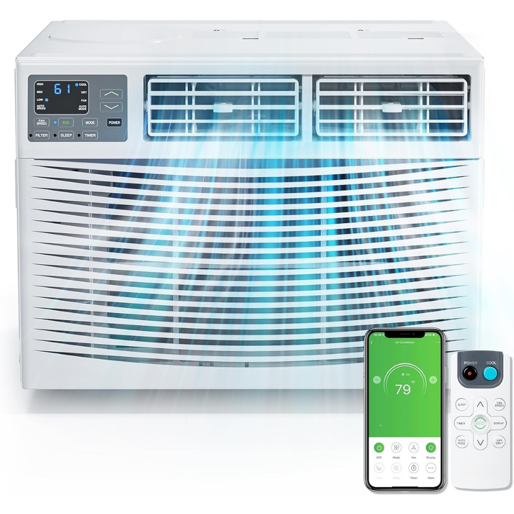 Window AC Unit 12000 BTU Smart Cooling Remote Control