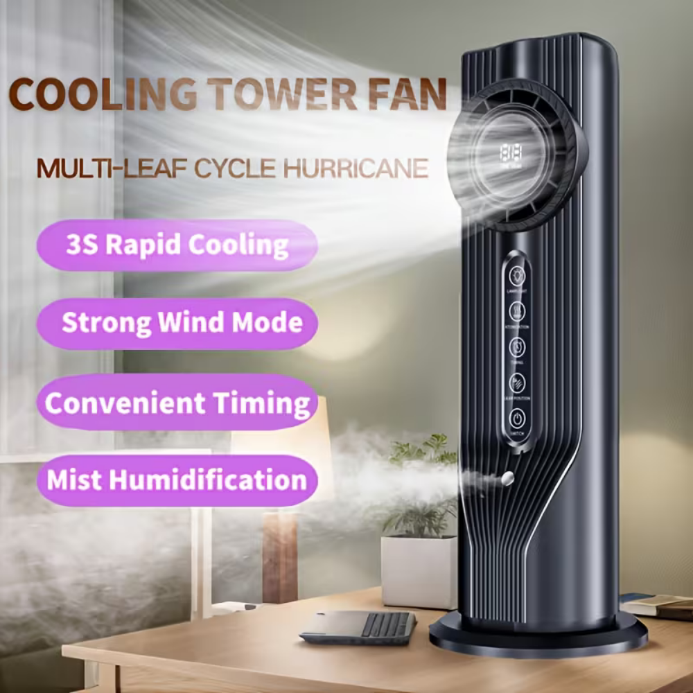 Condizionatore d'aria portatile Ventilatore a torre USB Silenzioso per raffreddamento da scrivania