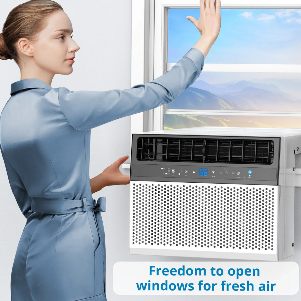 Tragbare Klimaanlage 6000 BTU Fenstergerät Intelligente Kühlung
