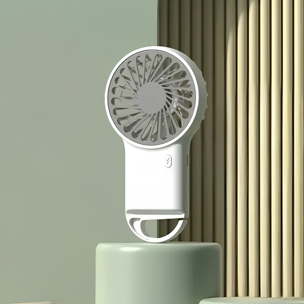 Kühlender tragbarer Handventilator, wiederaufladbar, mini, faltbar