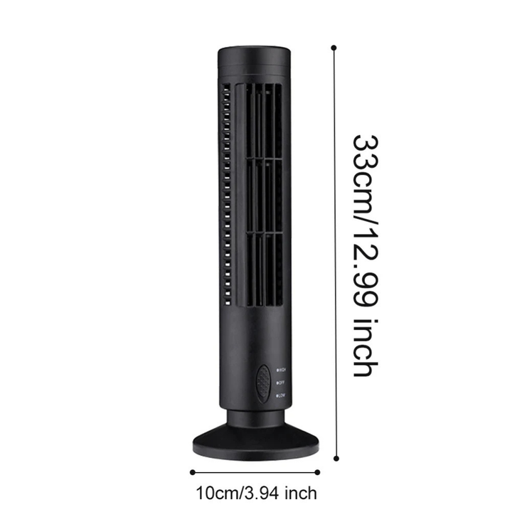 Kühlender tragbarer Turmventilator bladeless für den Schreibtisch