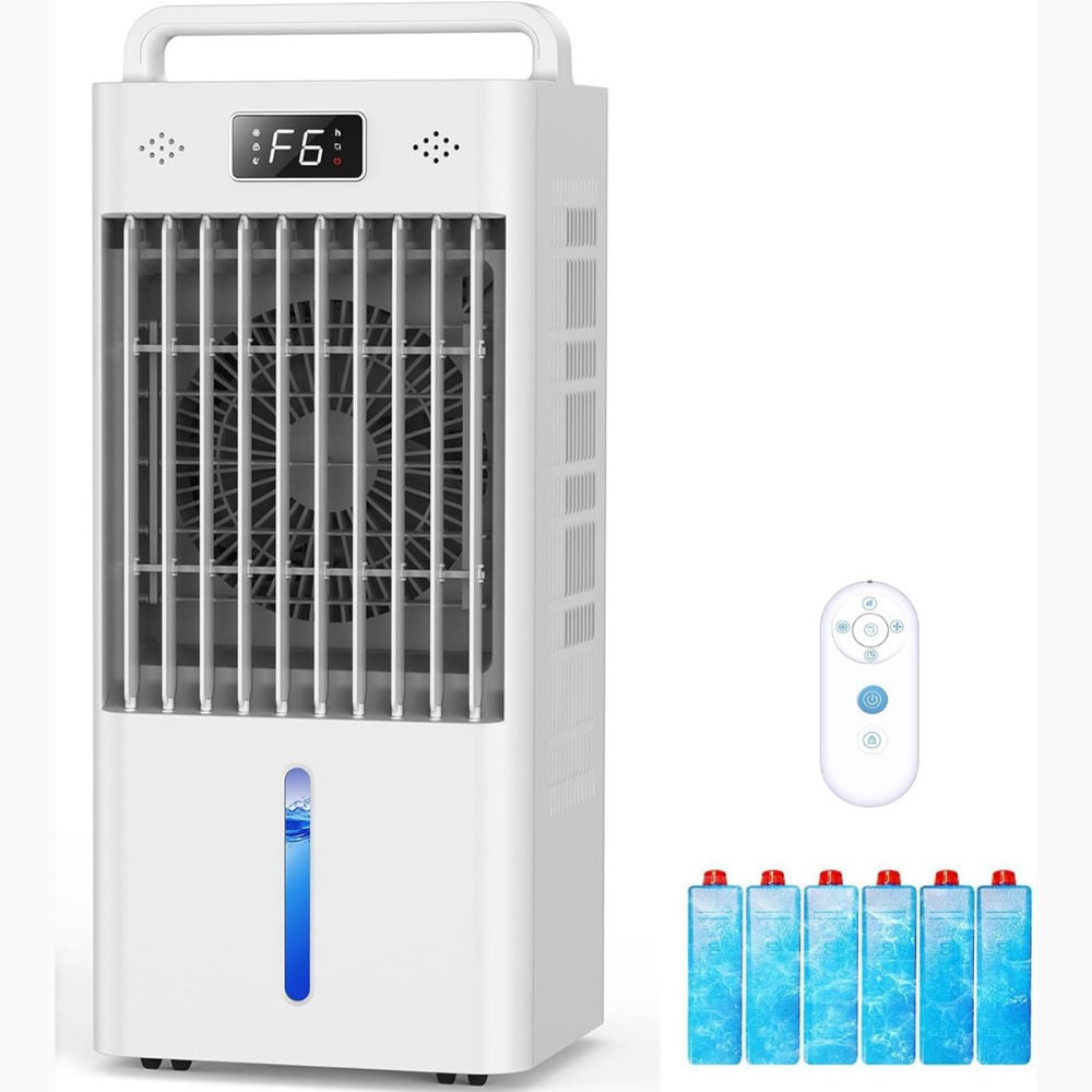 Portable Air Conditioner Evaporative Cooling Fan Large Tank Quiet Unit