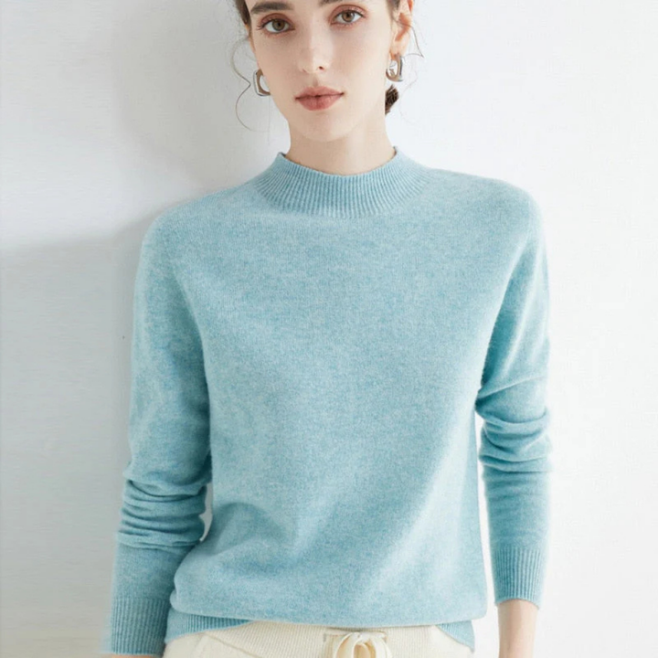 Maglione in cashmere e seta Maglione leggero a maglia Maglione in cashmere