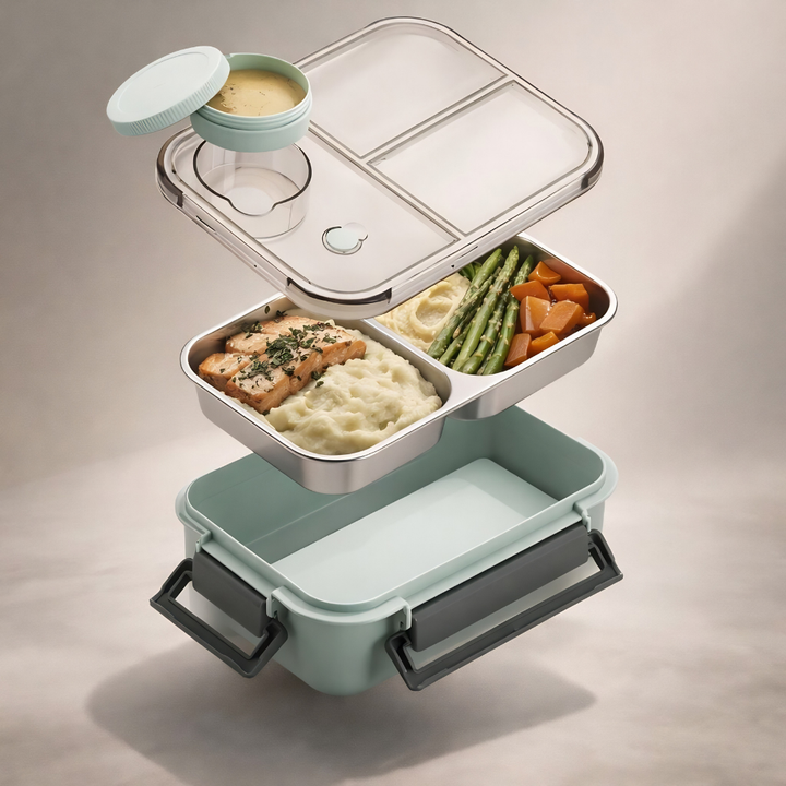 Food Storage Container Insulated Lunch Box Stainless Steel