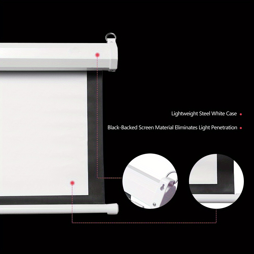 Projector Screen World Cup Motorized 100 Inch Remote Home Theater