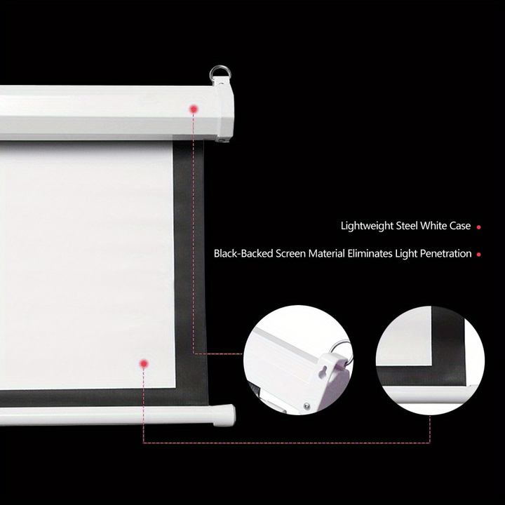 Projector Screen World Cup Motorized 100 Inch Remote Home Theater