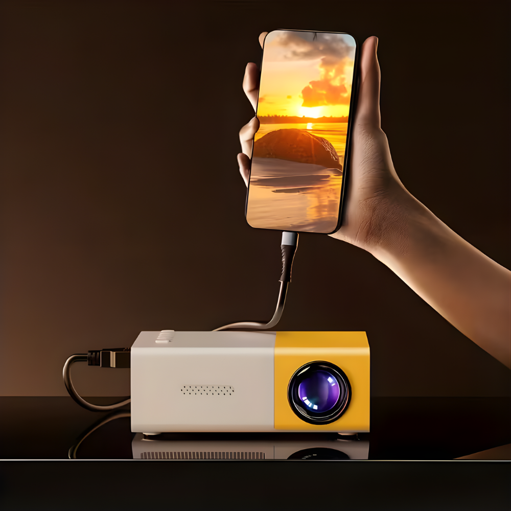 Mini proiettore portatile World Cup 720P Home Theater USB Video