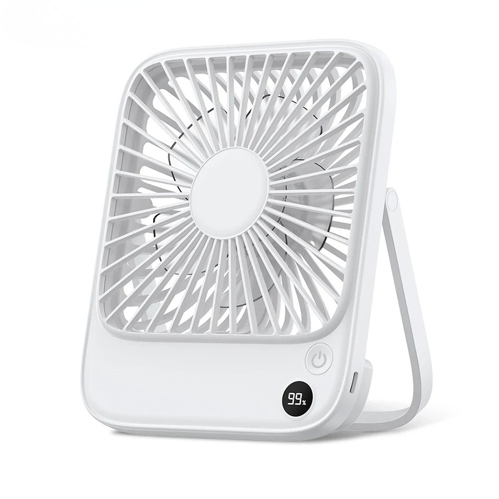 Box Fan Portable Battery Operated Adjustable USB Fan