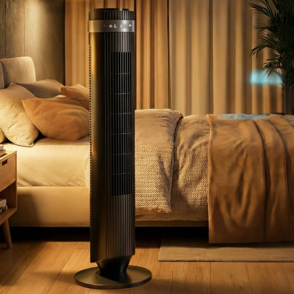 Turmventilator ohne Flügel, leiser Kühlventilator, Luftzirkulator für Schlafzimmer