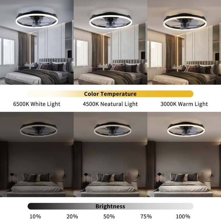 Energy Efficient Ceiling Fan Light Modern Design