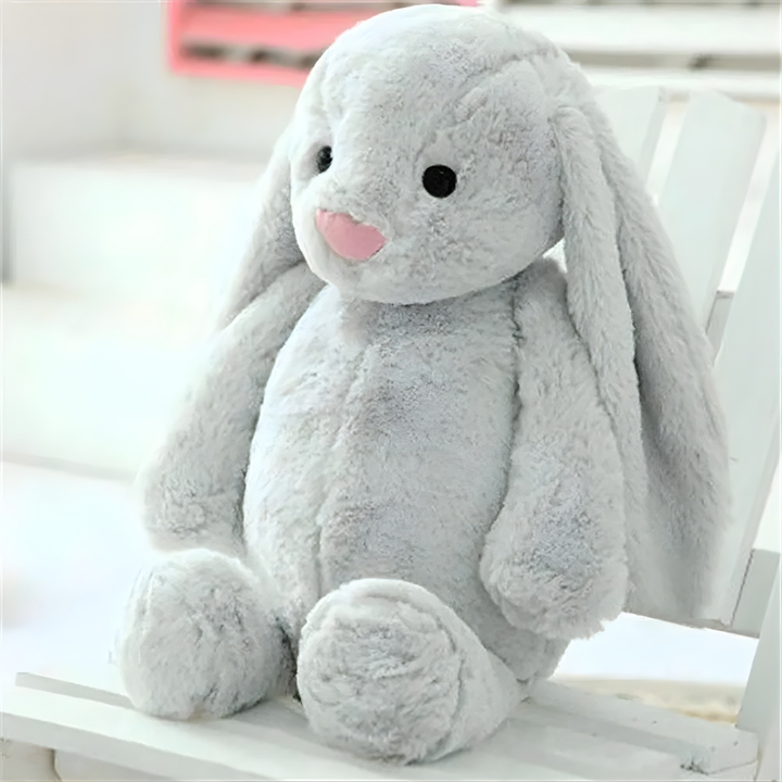 Plyšový zajíček Bunnycat měkká dlouho ušní králíková panenka plyšová hračka dárek