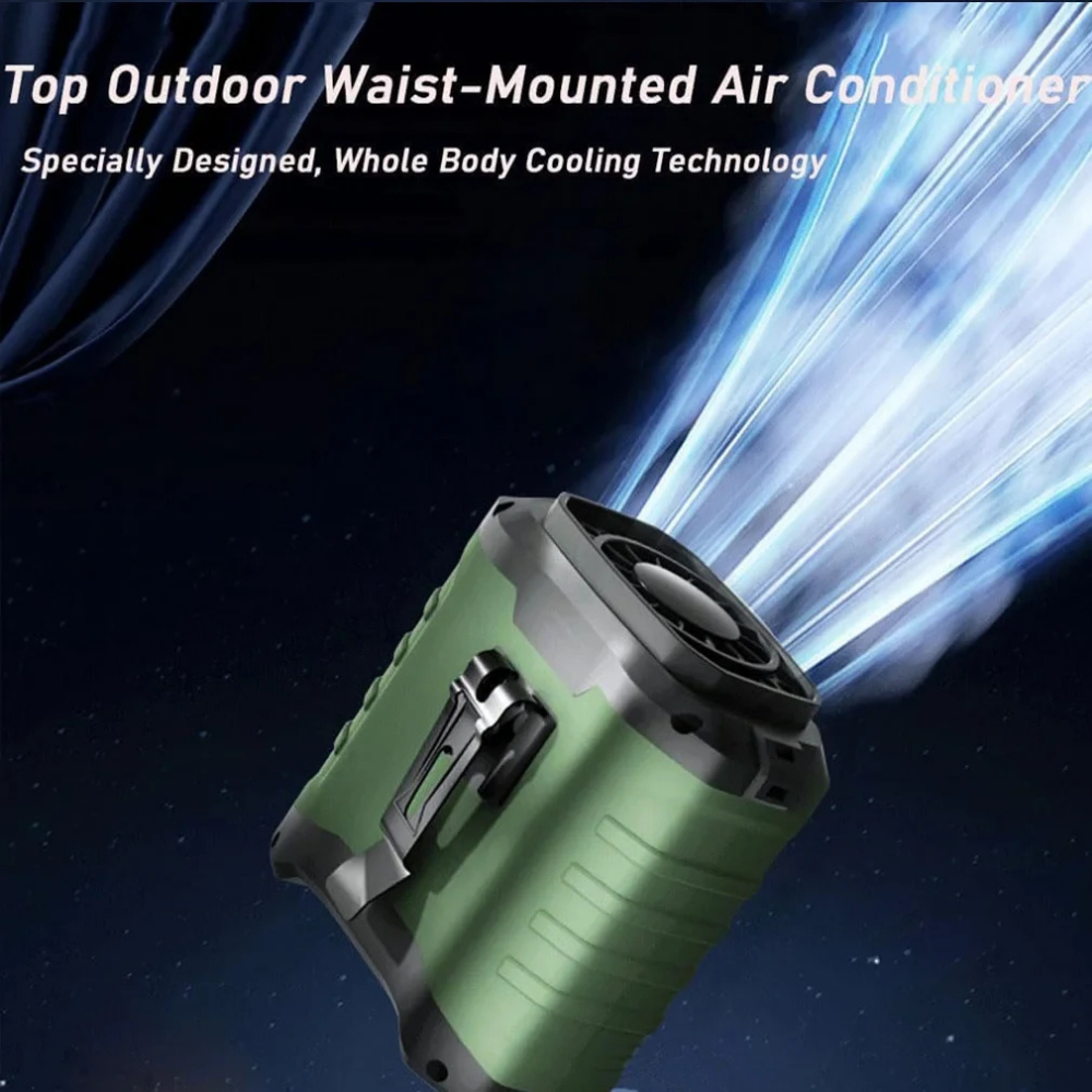 Přenosný ventilátor s klipem, větrák na zavěšení na krk