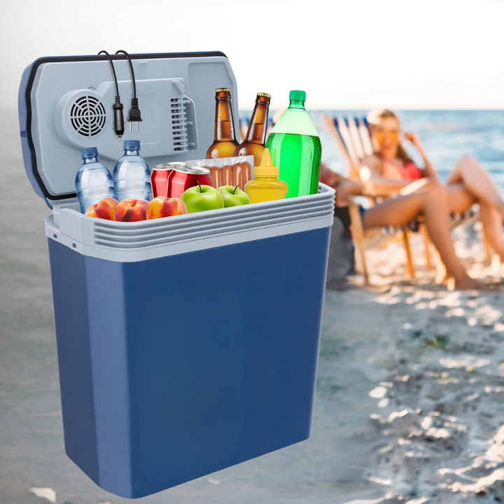 Mini frigorifero portatile refrigeratore e scaldavivande elettrico da viaggio