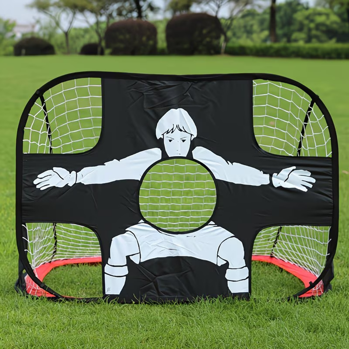 Rete da allenamento pieghevole portatile con bersaglio per porta da calcio Coppa del Mondo