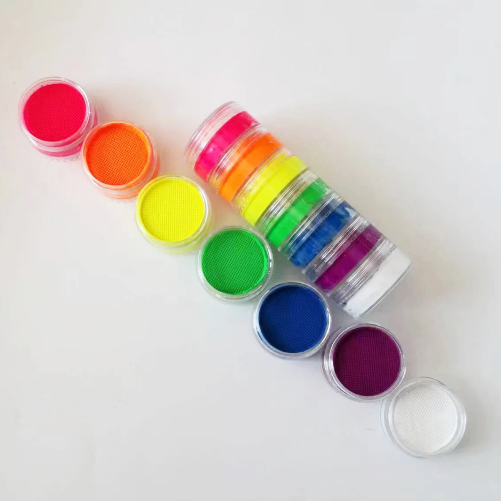 Body Paint Face Paint Set Rainbow Colors Washable Makeup World Cup