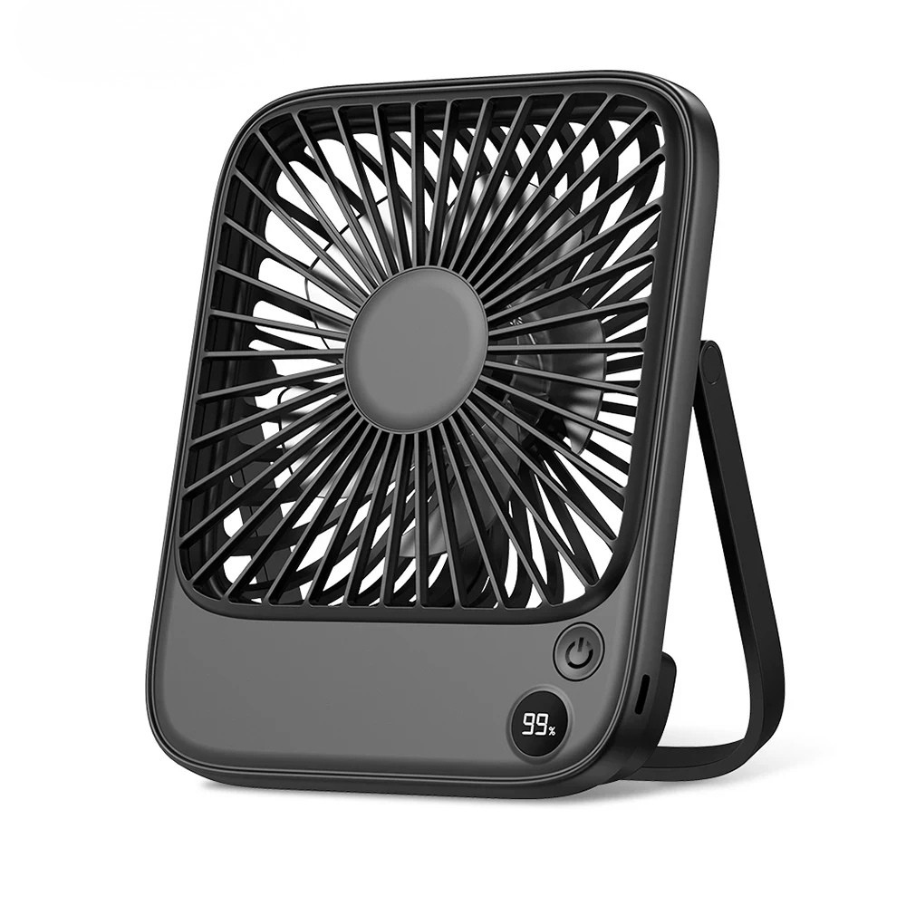 Box Fan Portable Battery Operated Adjustable USB Fan