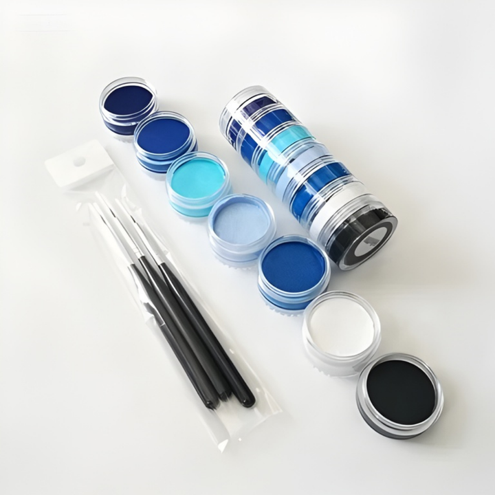 Body Paint Face Paint Set Rainbow Colors Washable Makeup World Cup