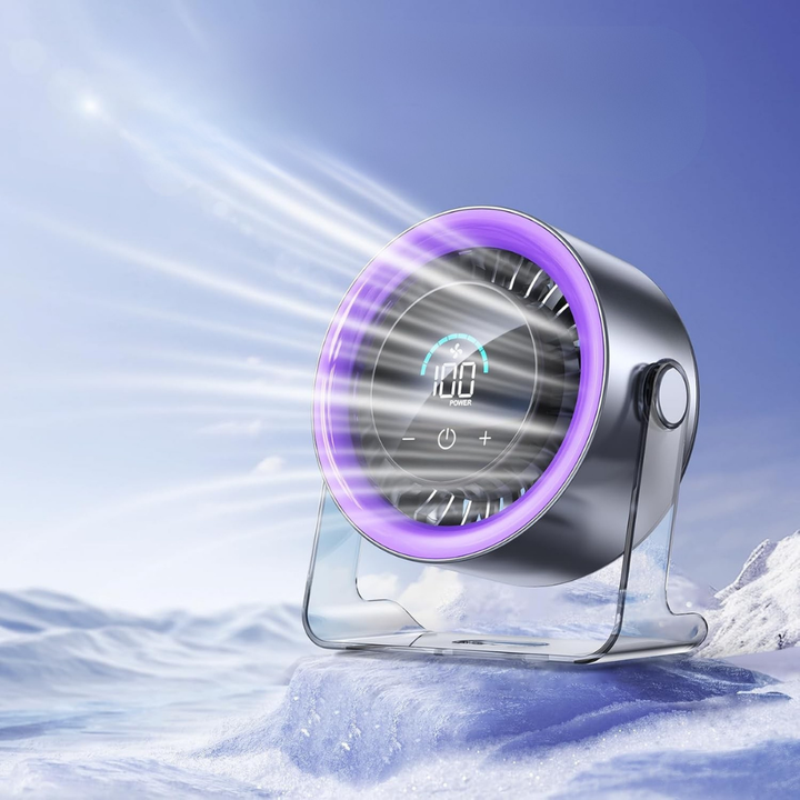 Desk Fan Portable Cooling Fan Quiet Oscillating Air Circulator