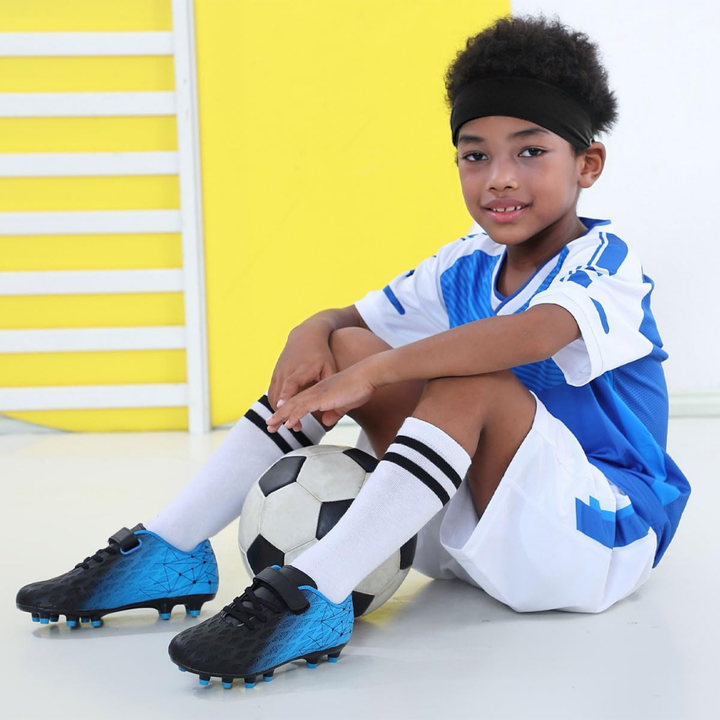 Scarpe da Calcio Bambini Coppa del Mondo Terreno Duro Grip