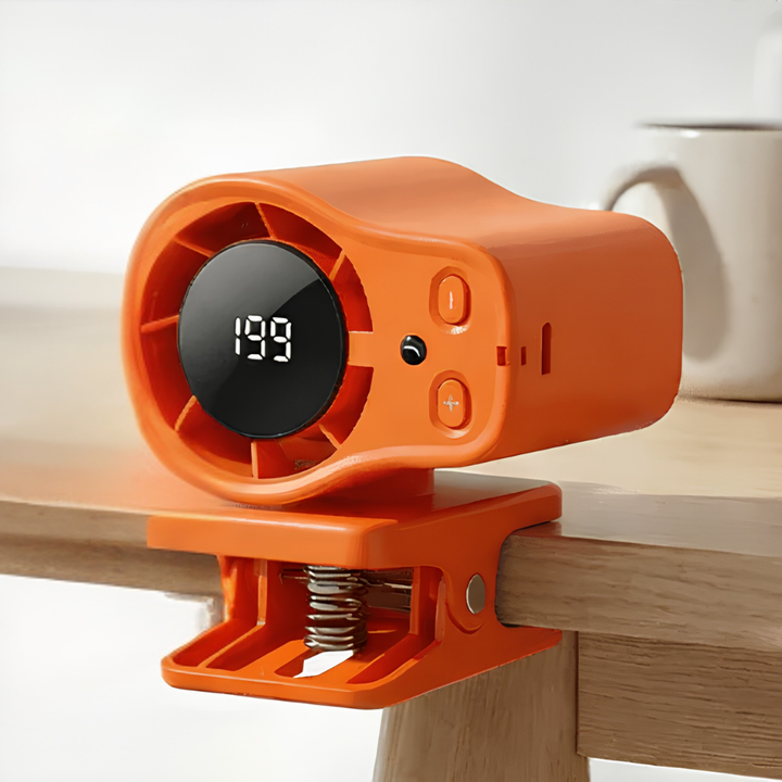 Ventilatore portatile rinfrescante da scrivania con clip regolabile e ventilazione fresca