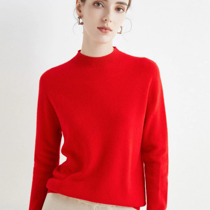 Maglione in cashmere e seta Maglione leggero a maglia Maglione in cashmere