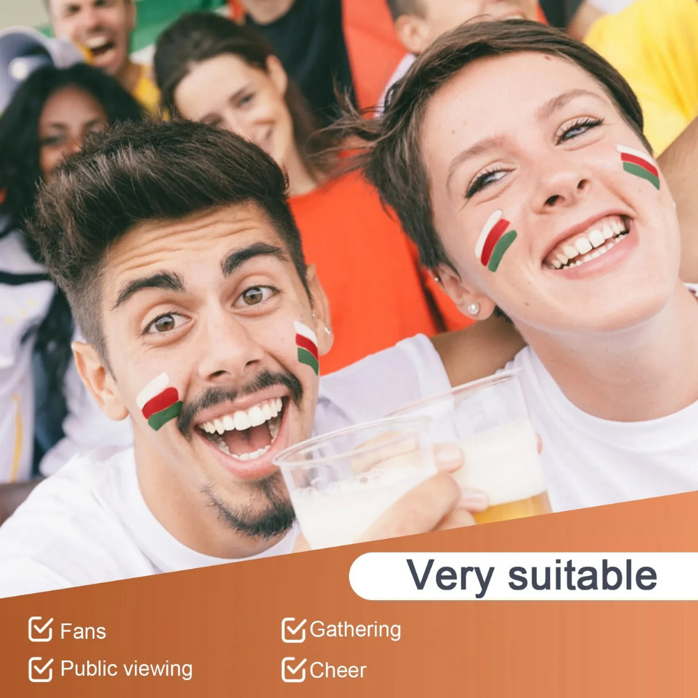 Non Toxic Face Paint Football Game Face Paint Stick Sports Fan World Cup