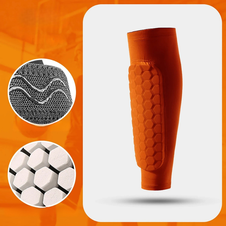 World Cup Honeycomb Padded Football Shin Guard Soccer Socks