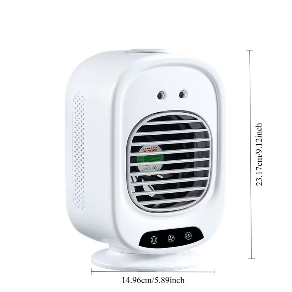 Portable Air Conditioner Mini Desk Cooling Fan USB Rechargeable