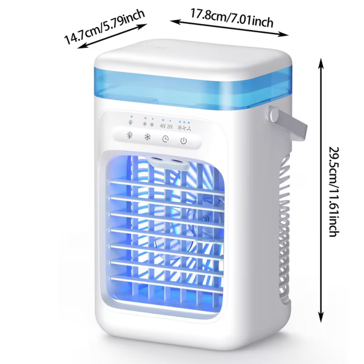 Portable Air Conditioner Mini Air Cooler USB Desk Fan Humidifier