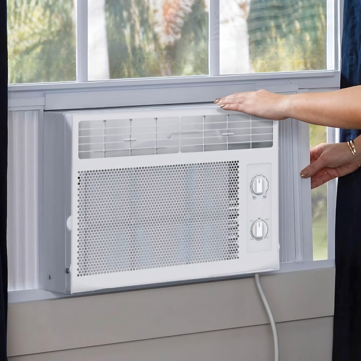 Fenster-Klimagerät 5000 BTU Kompakt Leise Kühlung Kleine Räume