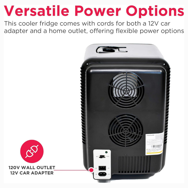 Mini Fridge Portable Beverage Cooler Bedroom Office Car