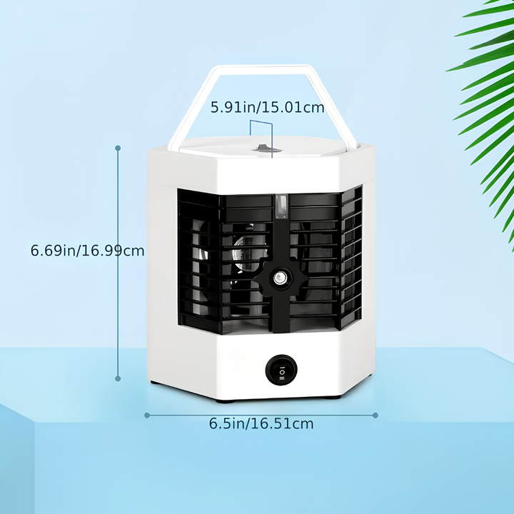 Portable Air Conditioner Mini Ice Air Cooler USB Desk Fan