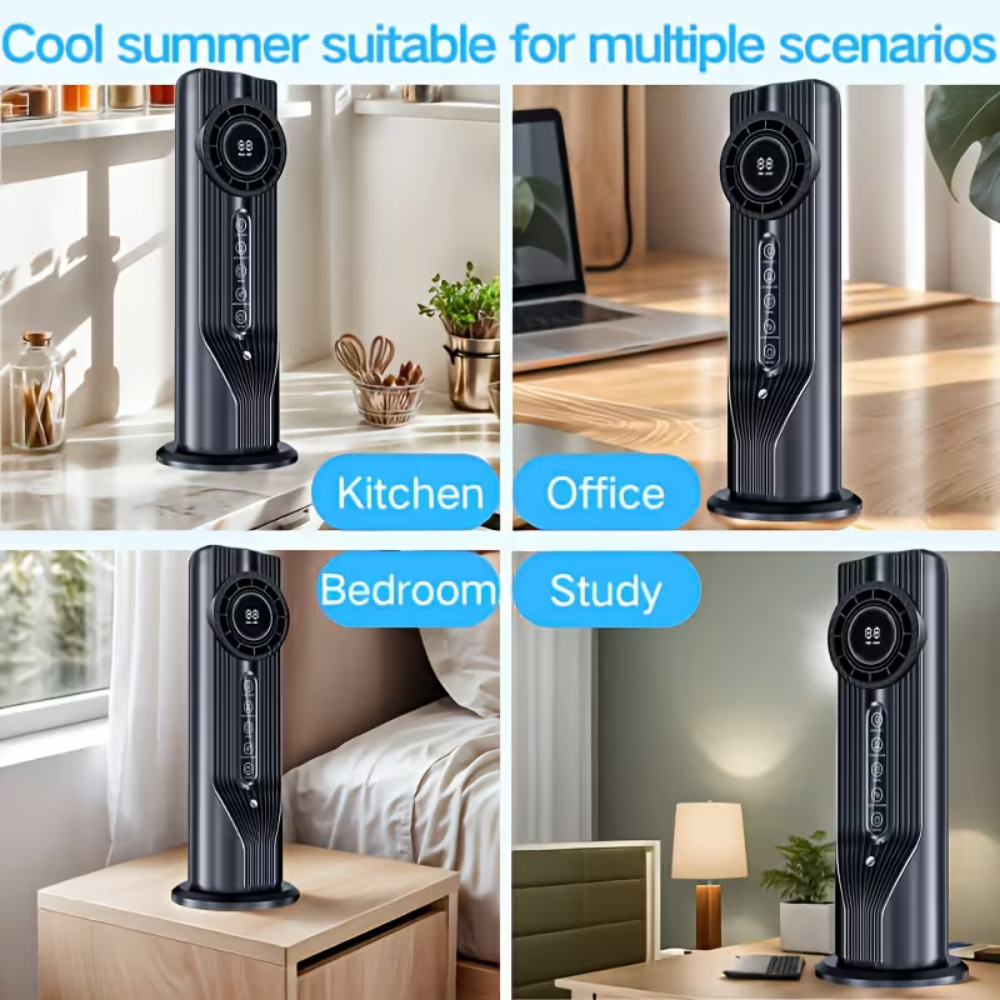 Condizionatore d'aria portatile Ventilatore a torre USB Silenzioso per raffreddamento da scrivania