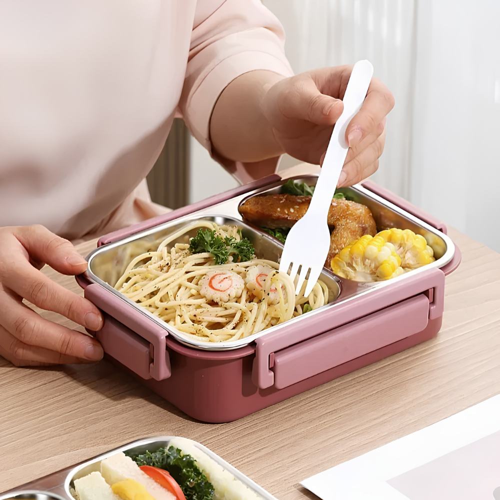 Food Storage Container Insulated Lunch Box Stainless Steel