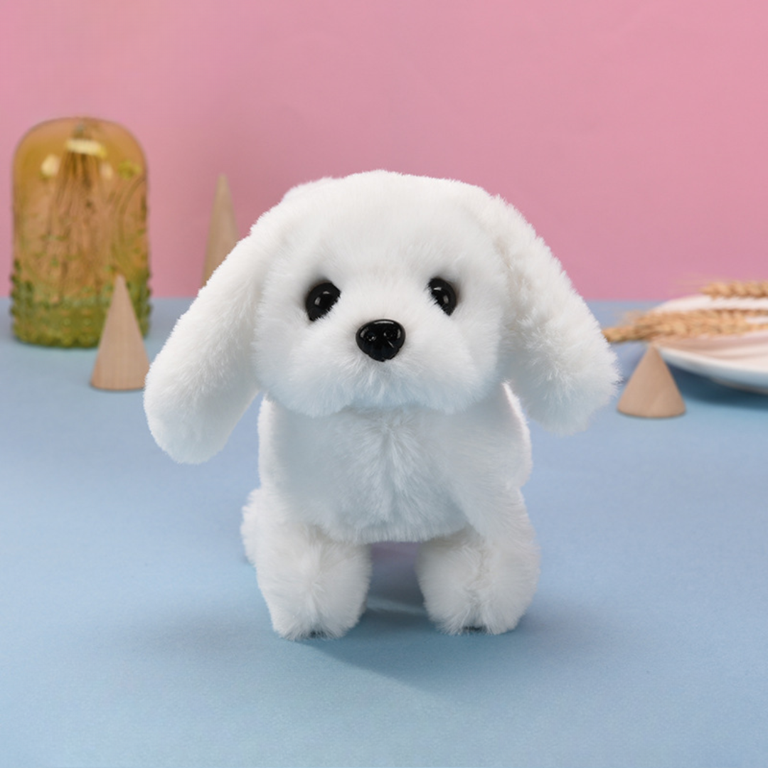 Interactive Dog Plush Toy Realistic Moving Soft Puppy