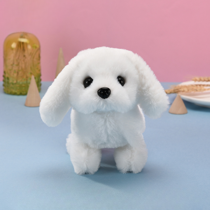 Interactive Dog Plush Toy Realistic Moving Soft Puppy