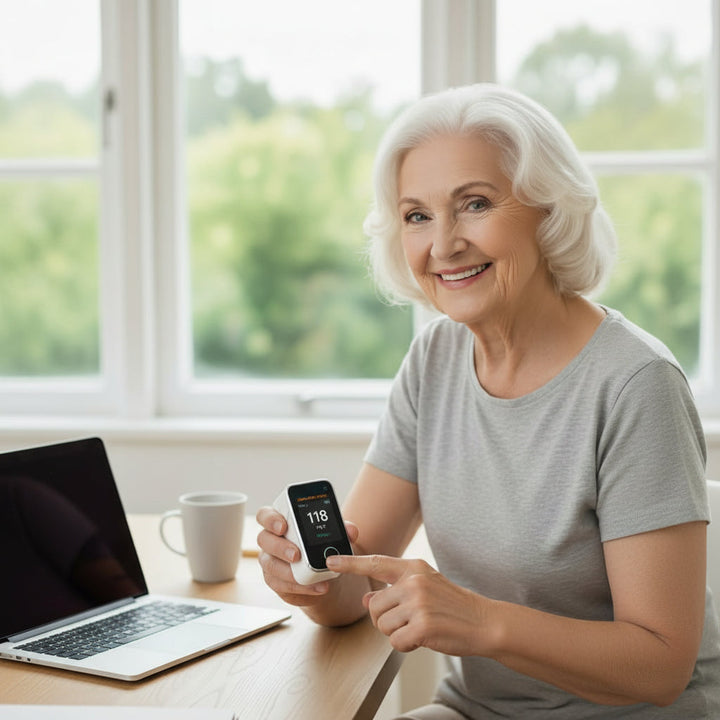 Non Invasive Oximeter Digital Monitor Home Tracking