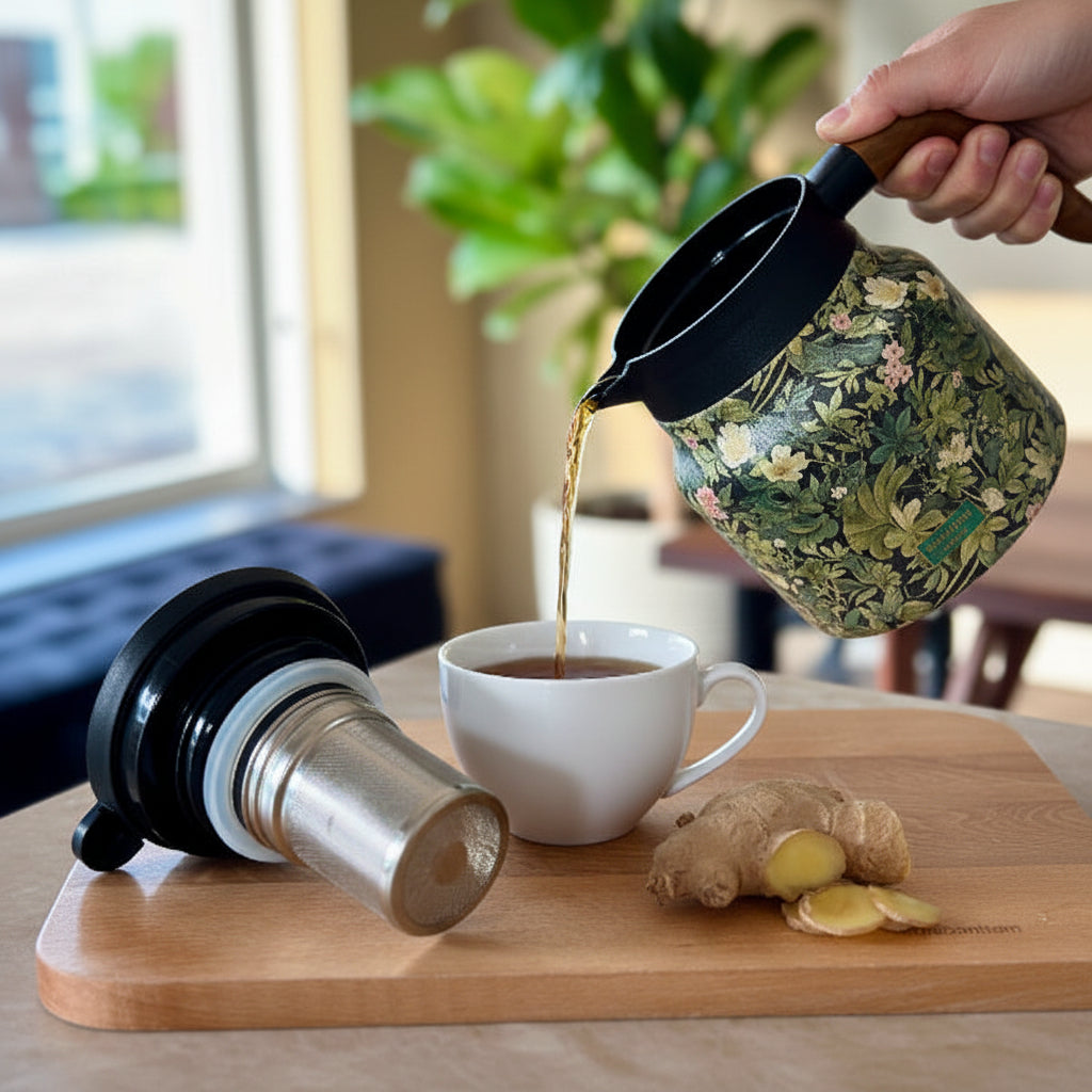 Tea Kettle Thermos Teapot Infuser Insulated Hot Drink Jug