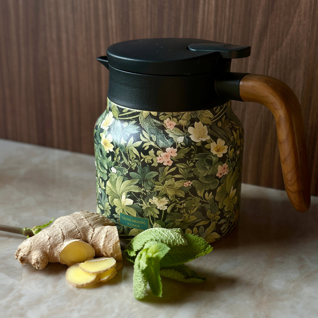 Tea Kettle Thermos Teapot Infuser Insulated Hot Drink Jug