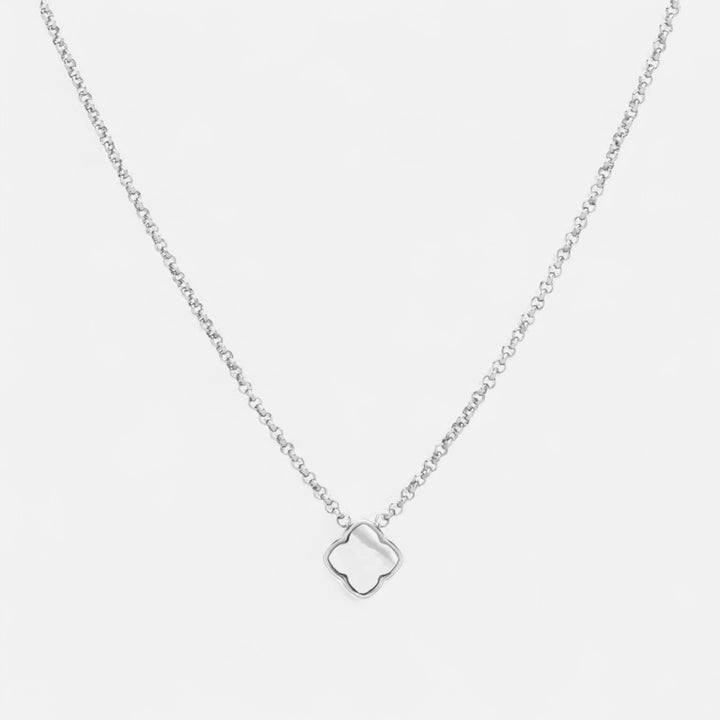 Celzoir | Collier Trèfle Élégance Perle Or ou Argent