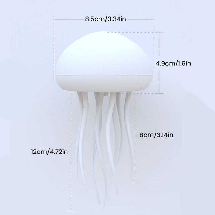 Jellyfish Lamp Rechargeable Color Changing RGB Mood Night Light With Glowing Tentacles - Image 3