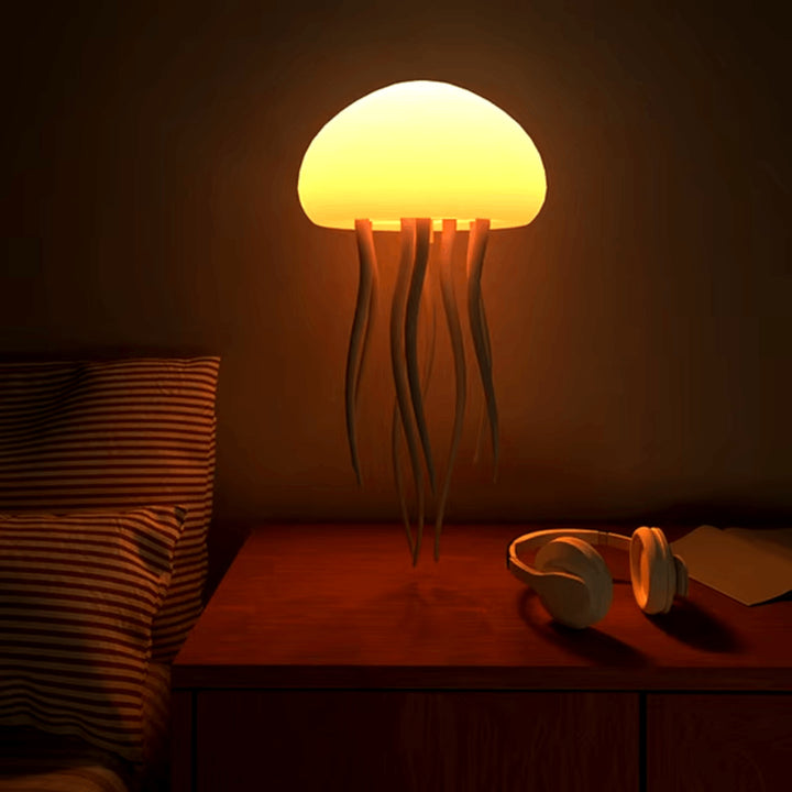 Jellyfish Lamp Rechargeable Color Changing RGB Mood Night Light With Glowing Tentacles - Image 2