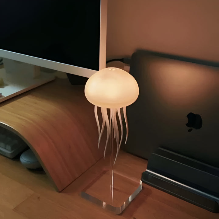 Jellyfish Lamp Rechargeable Color Changing RGB Mood Night Light With Glowing Tentacles - Image 8