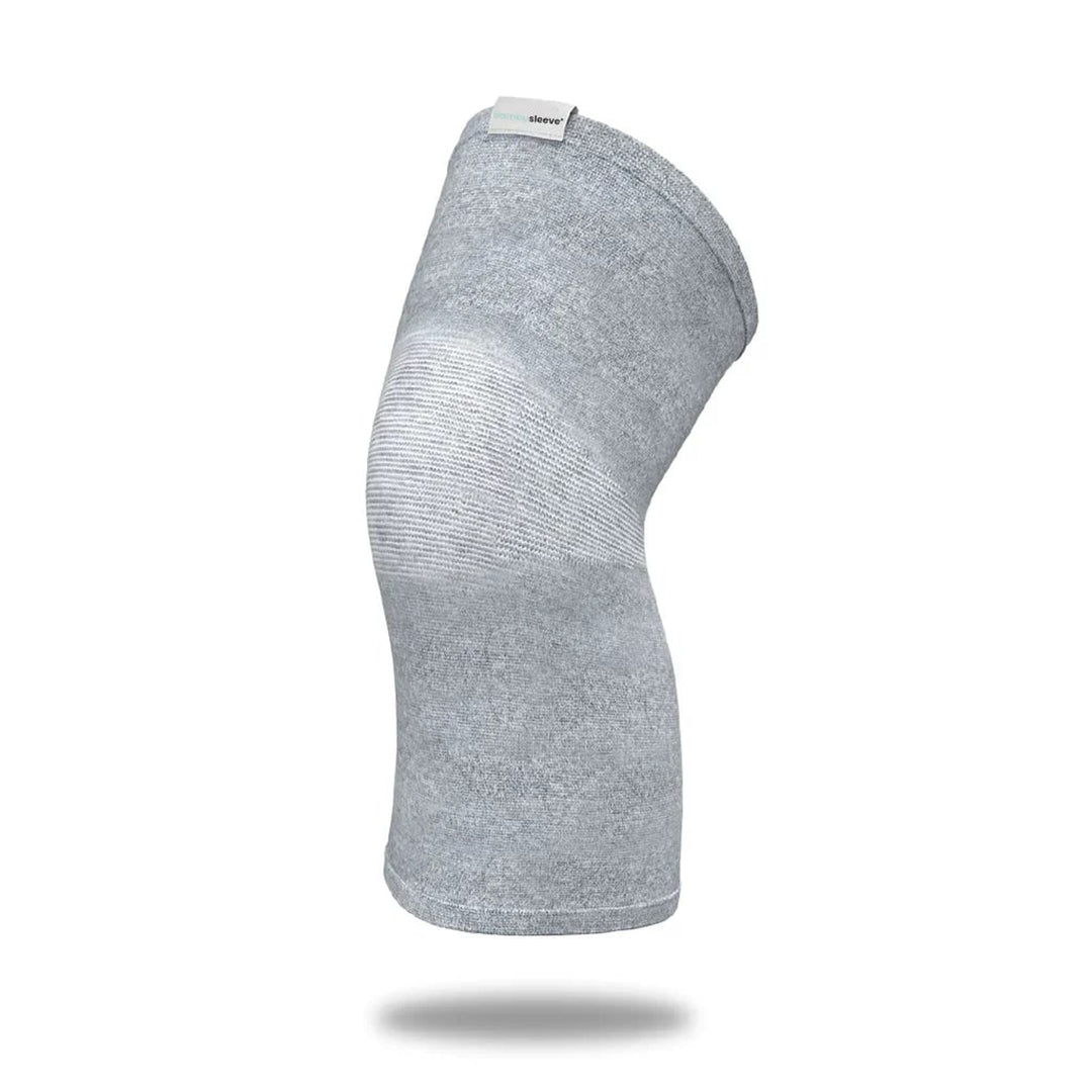 Knee Compression Sleeve Flexible Support Brace With Ribbed Design For Stability - Image 1