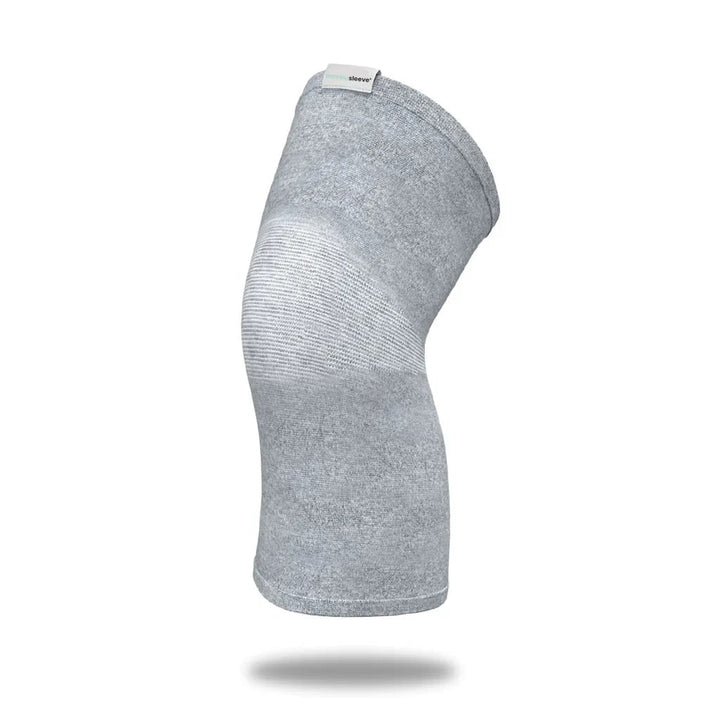 Knee Compression Sleeve Flexible Support Brace With Ribbed Design For Stability - Image 1
