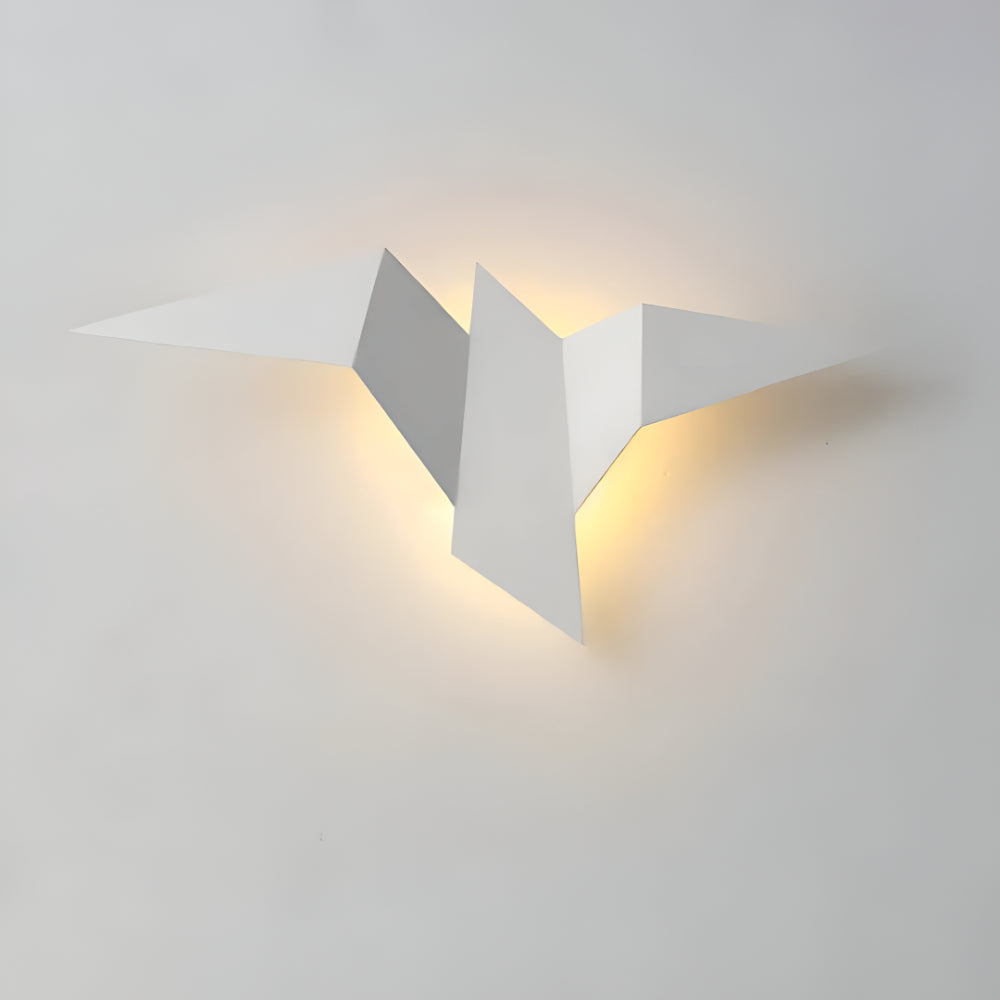 Lampada da parete in metallo origami LED per interni