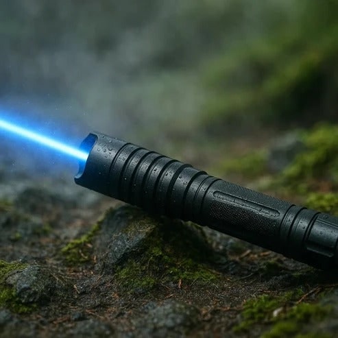 Laser Pointer Blue High Power Portable Torch Projection Patterns Flashlight - Image 1